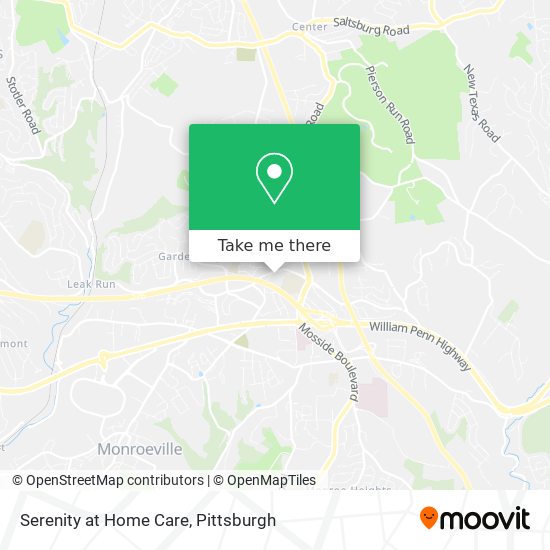 Serenity at Home Care map