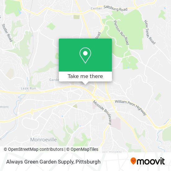 Mapa de Always Green Garden Supply