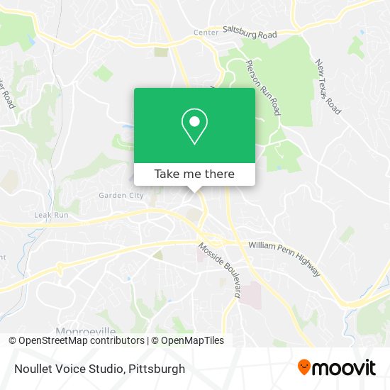Noullet Voice Studio map