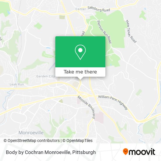 Body by Cochran Monroeville map