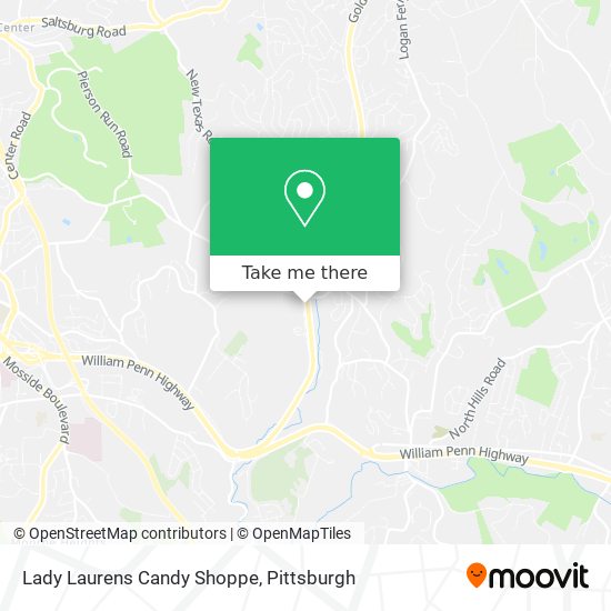 Lady Laurens Candy Shoppe map