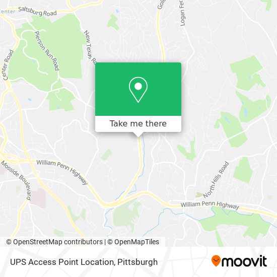 Mapa de UPS Access Point Location