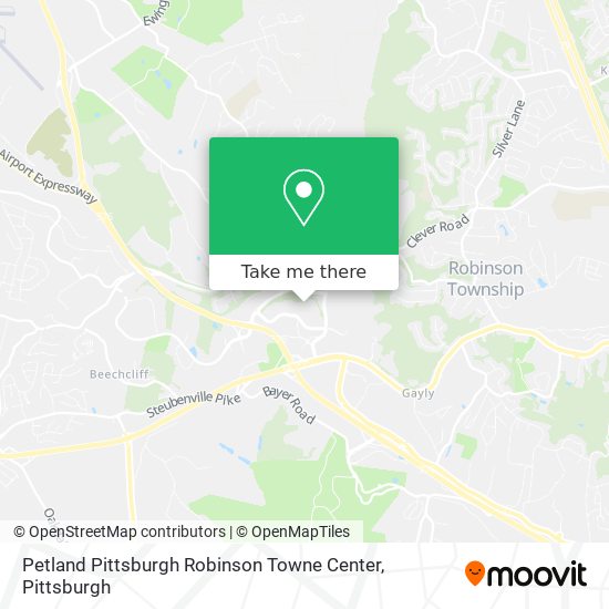 Petland Pittsburgh Robinson Towne Center map