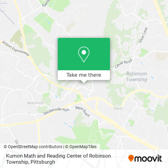 Mapa de Kumon Math and Reading Center of Robinson Township