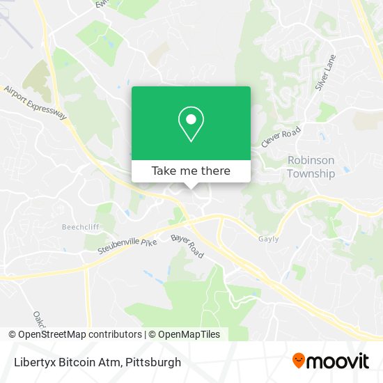 Mapa de Libertyx Bitcoin Atm