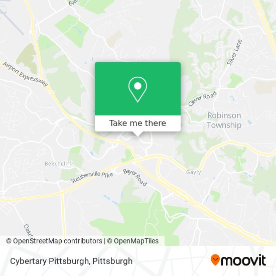 Cybertary Pittsburgh map
