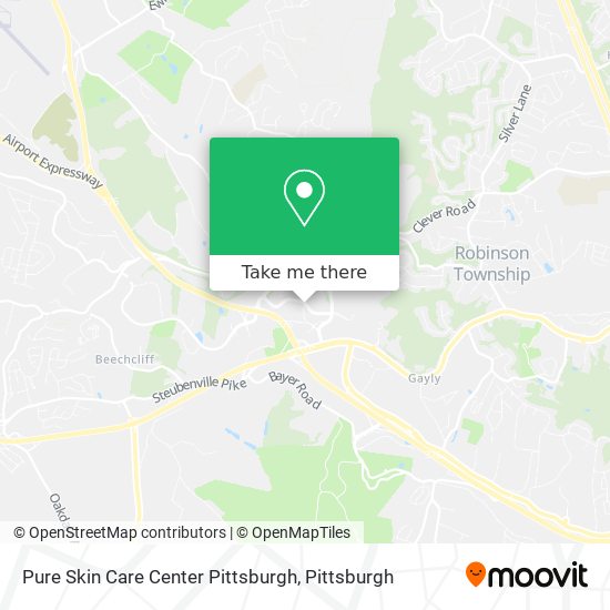 Pure Skin Care Center Pittsburgh map