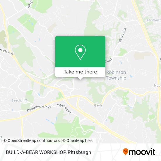 BUILD-A-BEAR WORKSHOP map