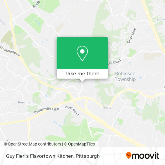 Mapa de Guy Fieri's Flavortown Kitchen