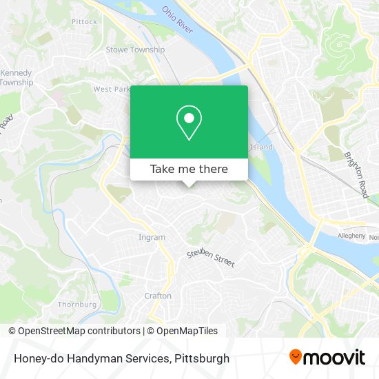 Honey-do Handyman Services map