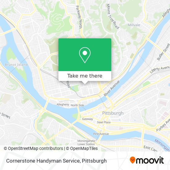 Cornerstone Handyman Service map