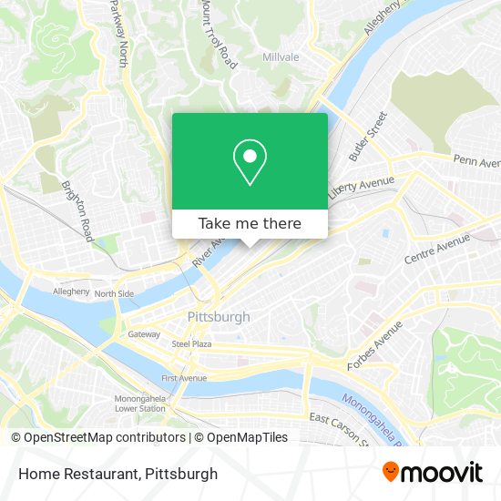 Home Restaurant map