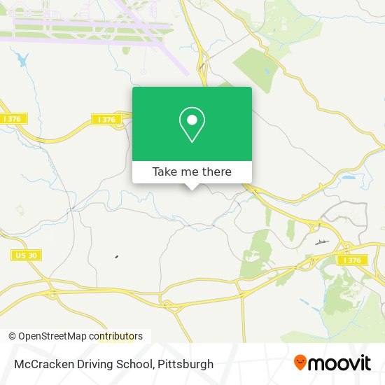 McCracken Driving School map