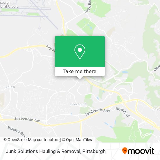 Junk Solutions Hauling & Removal map