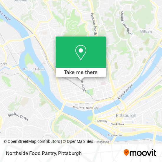 Northside Food Pantry map