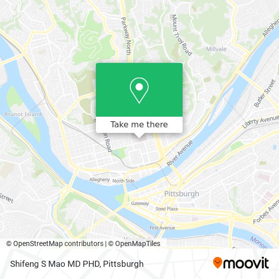 Shifeng S Mao MD PHD map