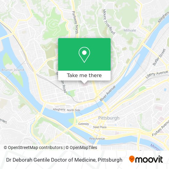 Dr Deborah Gentile Doctor of Medicine map