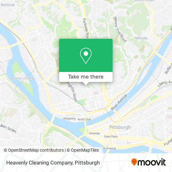 Heavenly Cleaning Company map