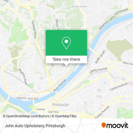 John Auto Upholstery map