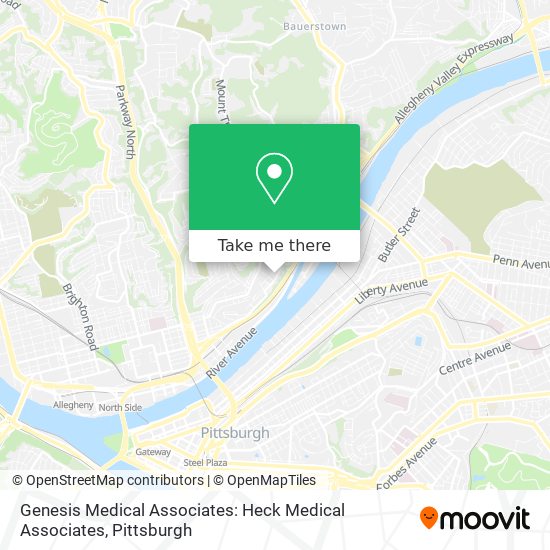 Genesis Medical Associates: Heck Medical Associates map