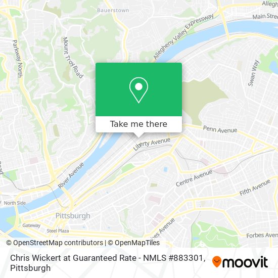 Chris Wickert at Guaranteed Rate - NMLS #883301 map