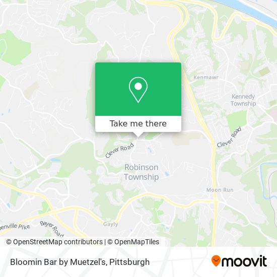 Mapa de Bloomin Bar by Muetzel's
