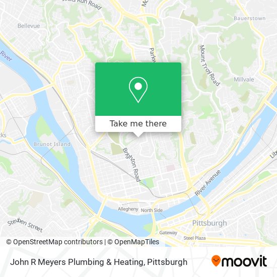 Mapa de John R Meyers Plumbing & Heating