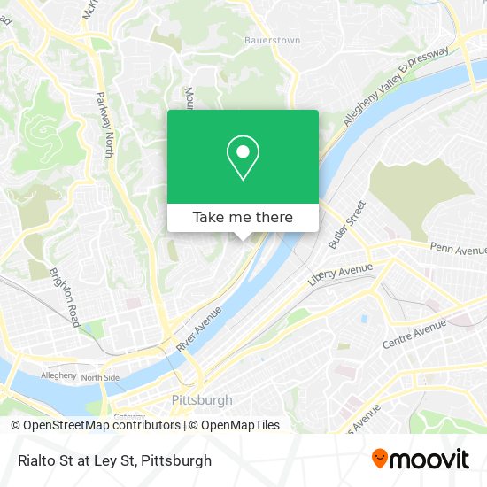 Mapa de Rialto St at Ley St