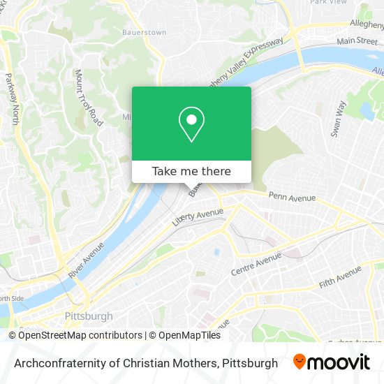 Archconfraternity of Christian Mothers map