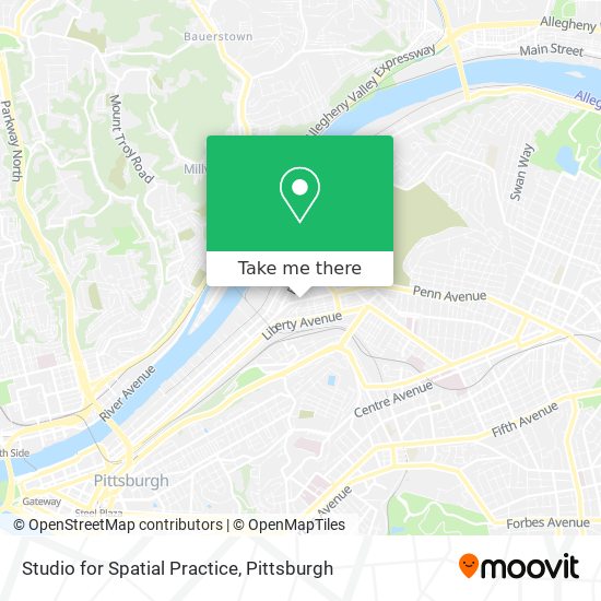 Studio for Spatial Practice map