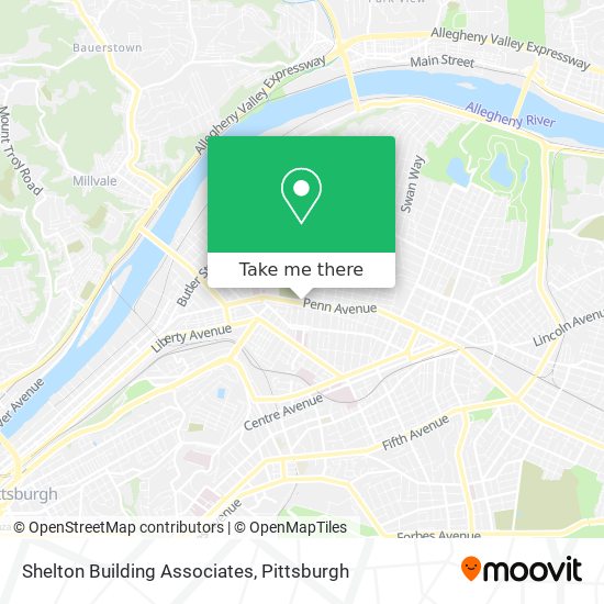 Shelton Building Associates map