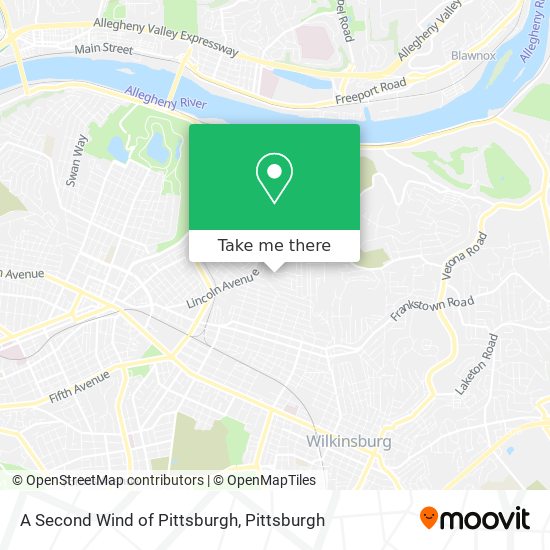 A Second Wind of Pittsburgh map