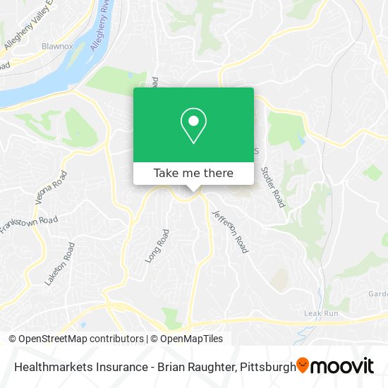 Healthmarkets Insurance - Brian Raughter map