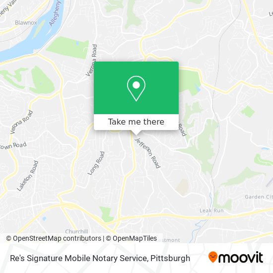 Re's Signature Mobile Notary Service map