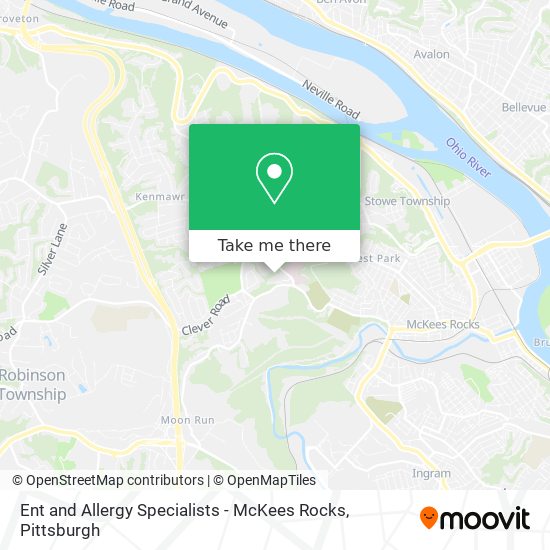 Mapa de Ent and Allergy Specialists - McKees Rocks