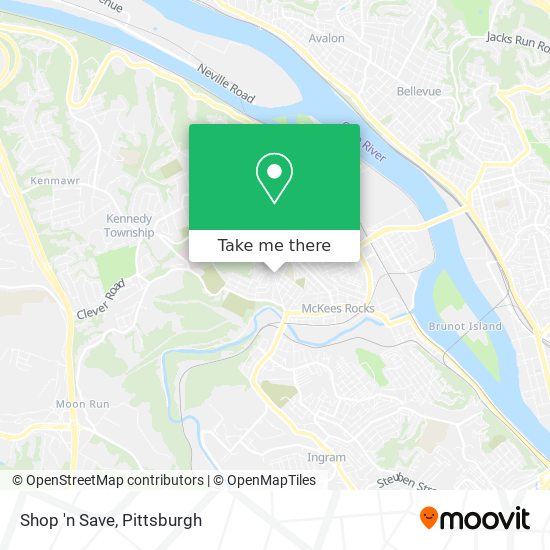 Shop 'n Save map