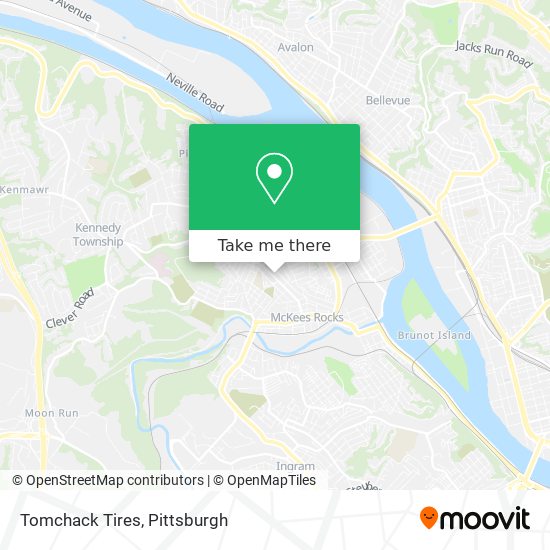 Tomchack Tires map