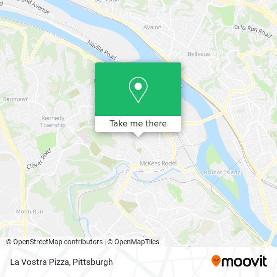 La Vostra Pizza map