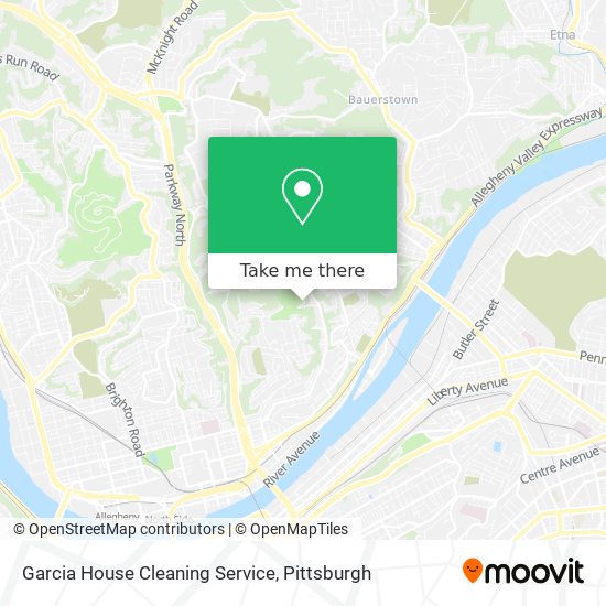Garcia House Cleaning Service map