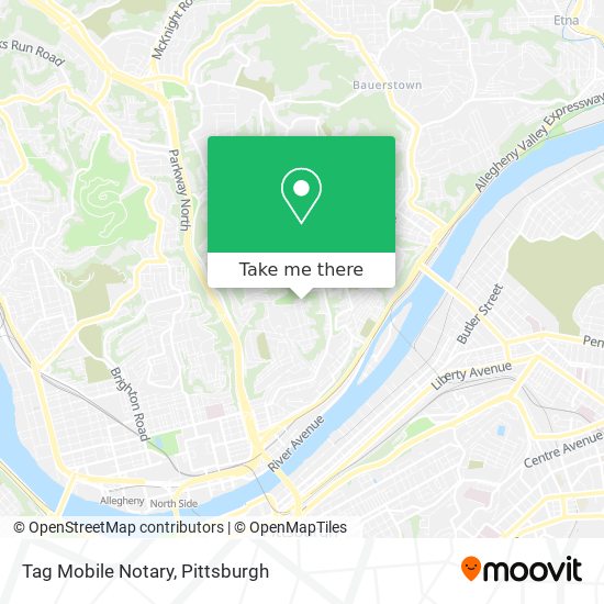 Mapa de Tag Mobile Notary