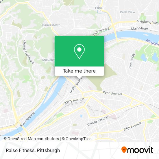 Raise Fitness map