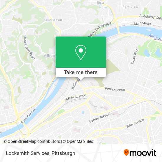 Mapa de Locksmith Services