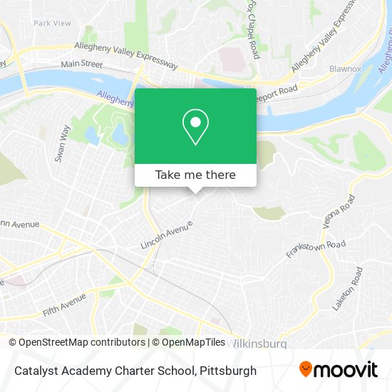 Mapa de Catalyst Academy Charter School