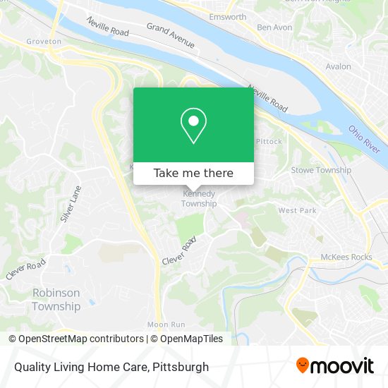 Quality Living Home Care map