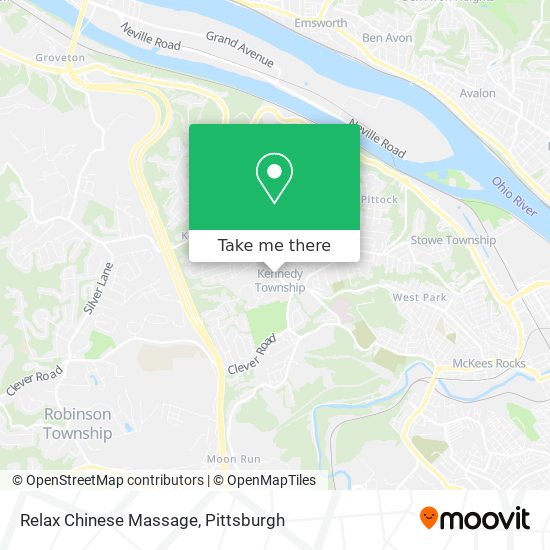 Relax Chinese Massage map