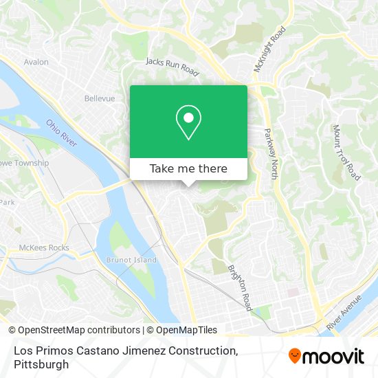 Los Primos Castano Jimenez Construction map