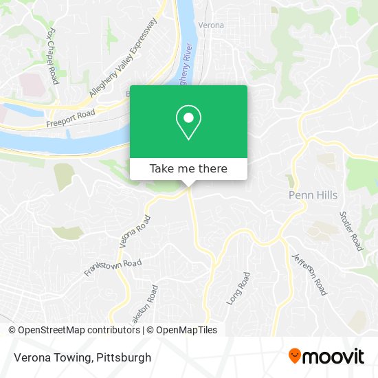 Verona Towing map