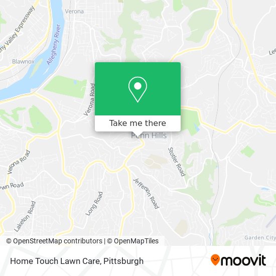 Home Touch Lawn Care map