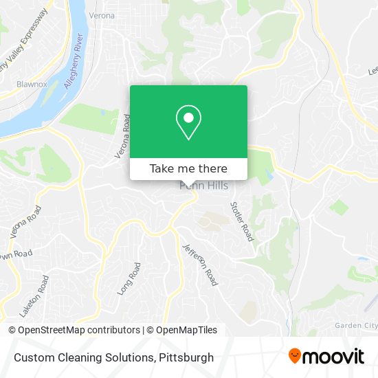 Mapa de Custom Cleaning Solutions