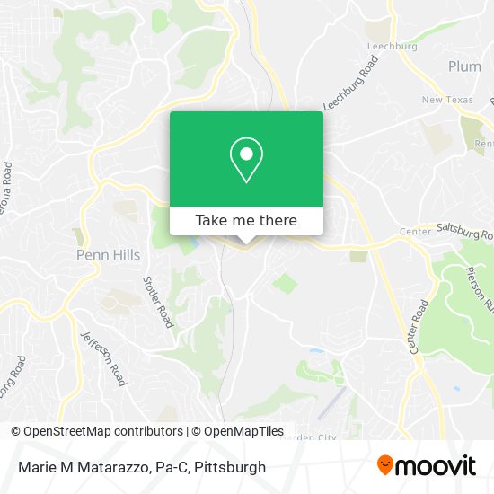 Mapa de Marie M Matarazzo, Pa-C